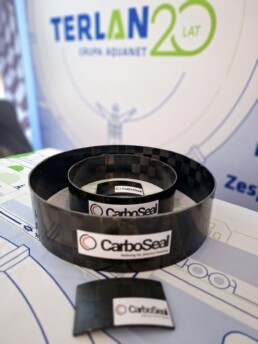 próbki CarboSeal na stoisku w Zakopanem