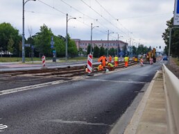 Remont torowiska na Kórnickiej na finiszu