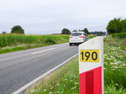 Tymczasowa organizacja ruchu na DW 190 17 Rozbudowa DW 190 w powiecie Wągrowieckim